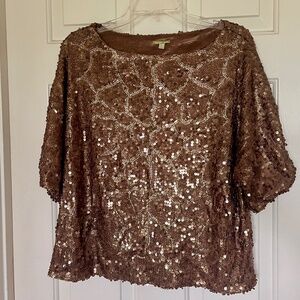 Sequin loose top